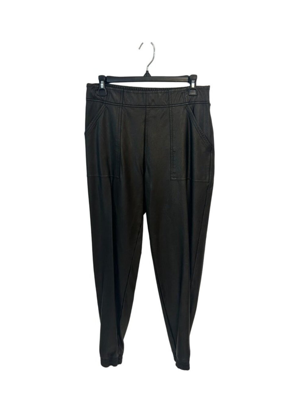 SPANX Faux Leather Jogger Pants Medium - Picture 6 of 7